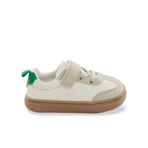 Carter's Cream and Green Kids Sneakers